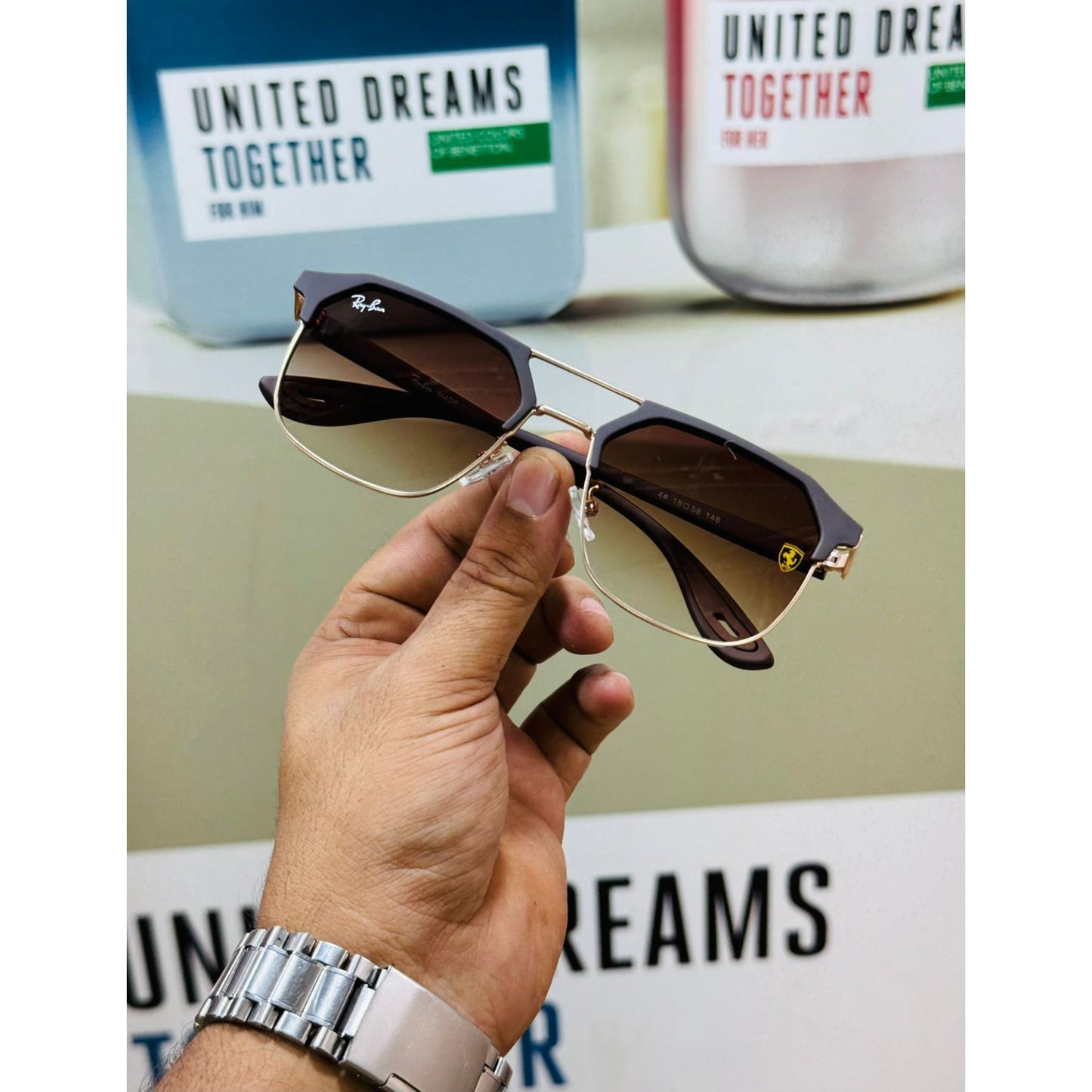 Ray-Ban Latest Fancy All Season Special RB Square 04 Trending Hot Favorite Fashionable Sunglass For Unisex.