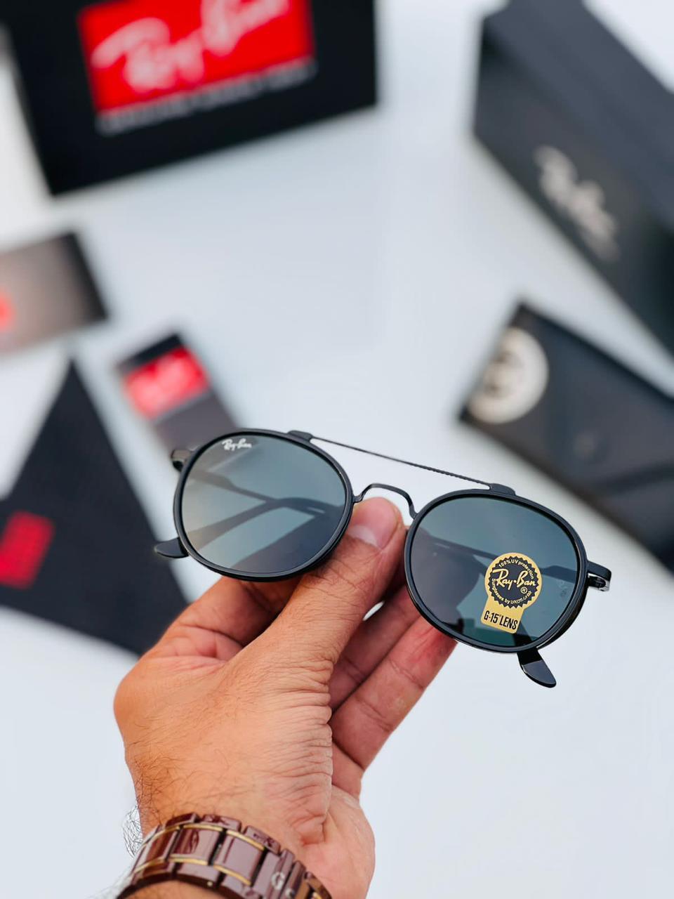 Latest Fancy All Season Special Ray Ban RB Round Trending Hot Favorite Fashionable Sunglass For Unisex.