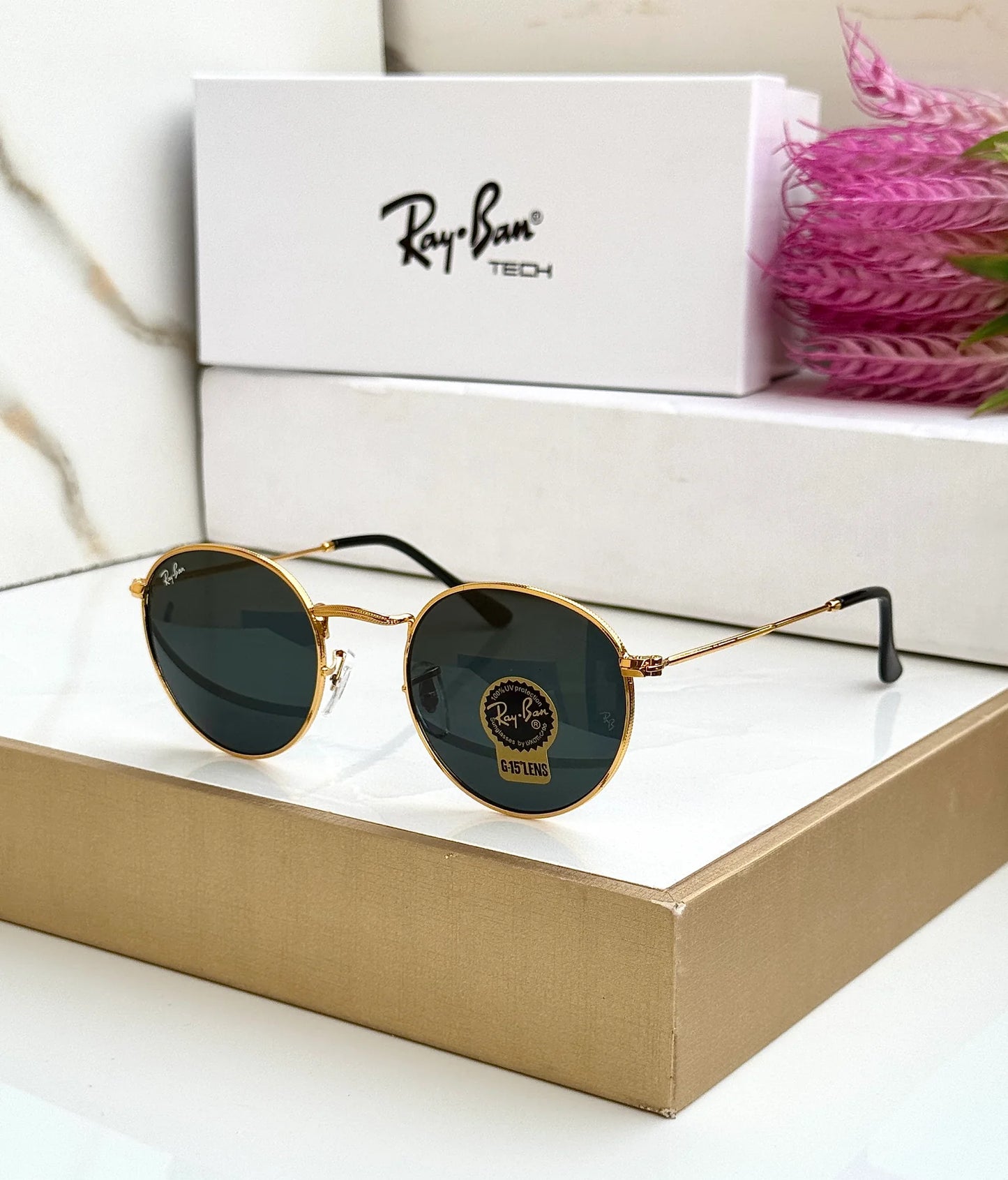 Latest Fancy All Season Special Ray Ban RB Round Trending Hot Favorite Fashionable Sunglass For Unisex.