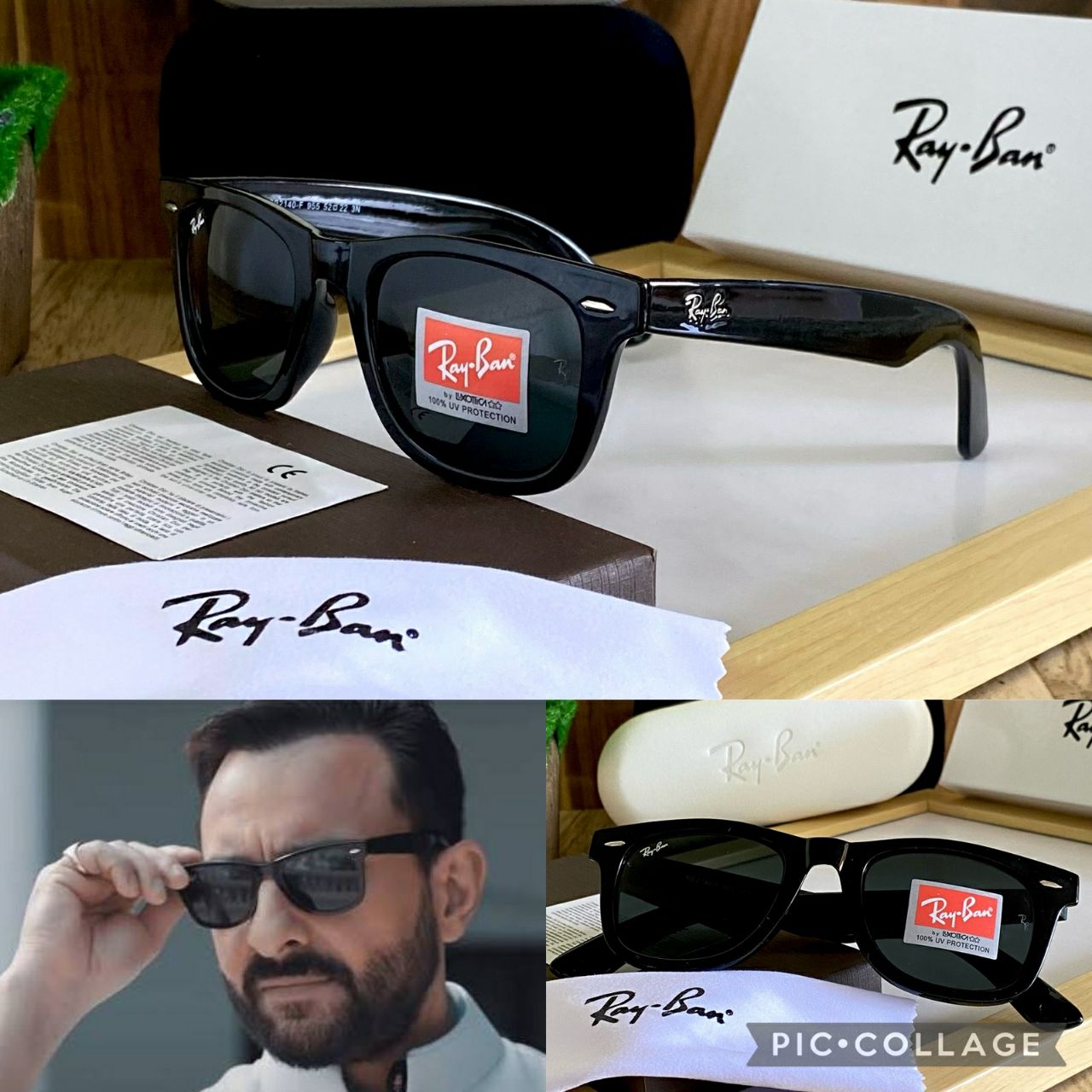 Latest Fancy All Season Special Ray Ban RB Wayfarer Trending Hot Favorite Fashionable Sunglass For Unisex.