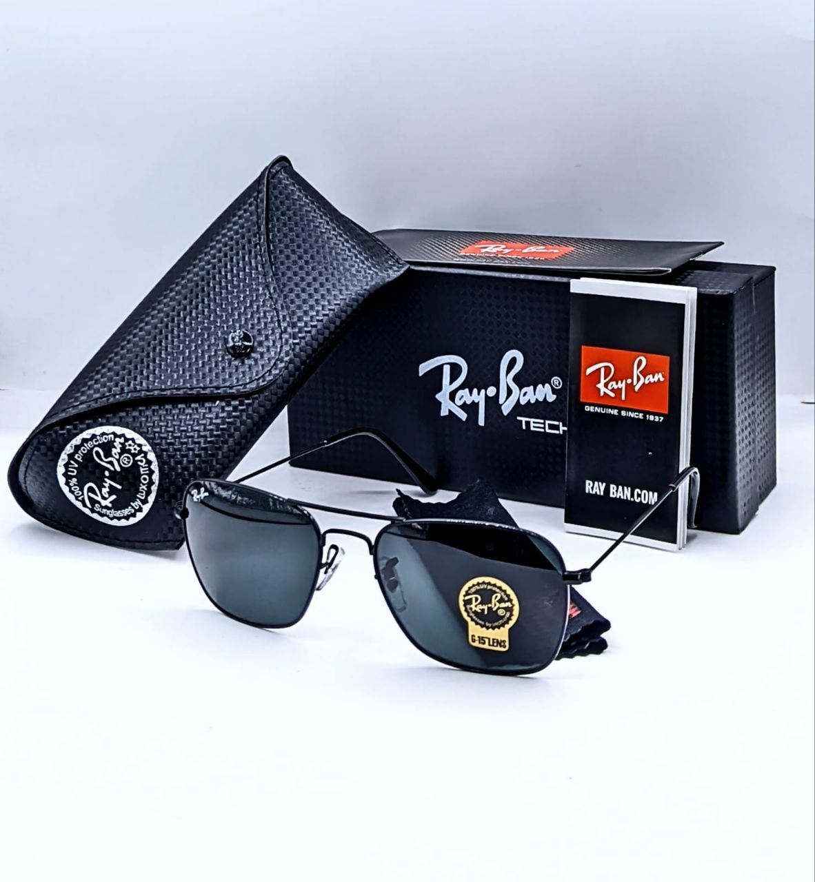 Latest Fancy All Season Special Ray Ban RB Square Aviator Trending Hot Favorite Fashionable Sunglass For Unisex.