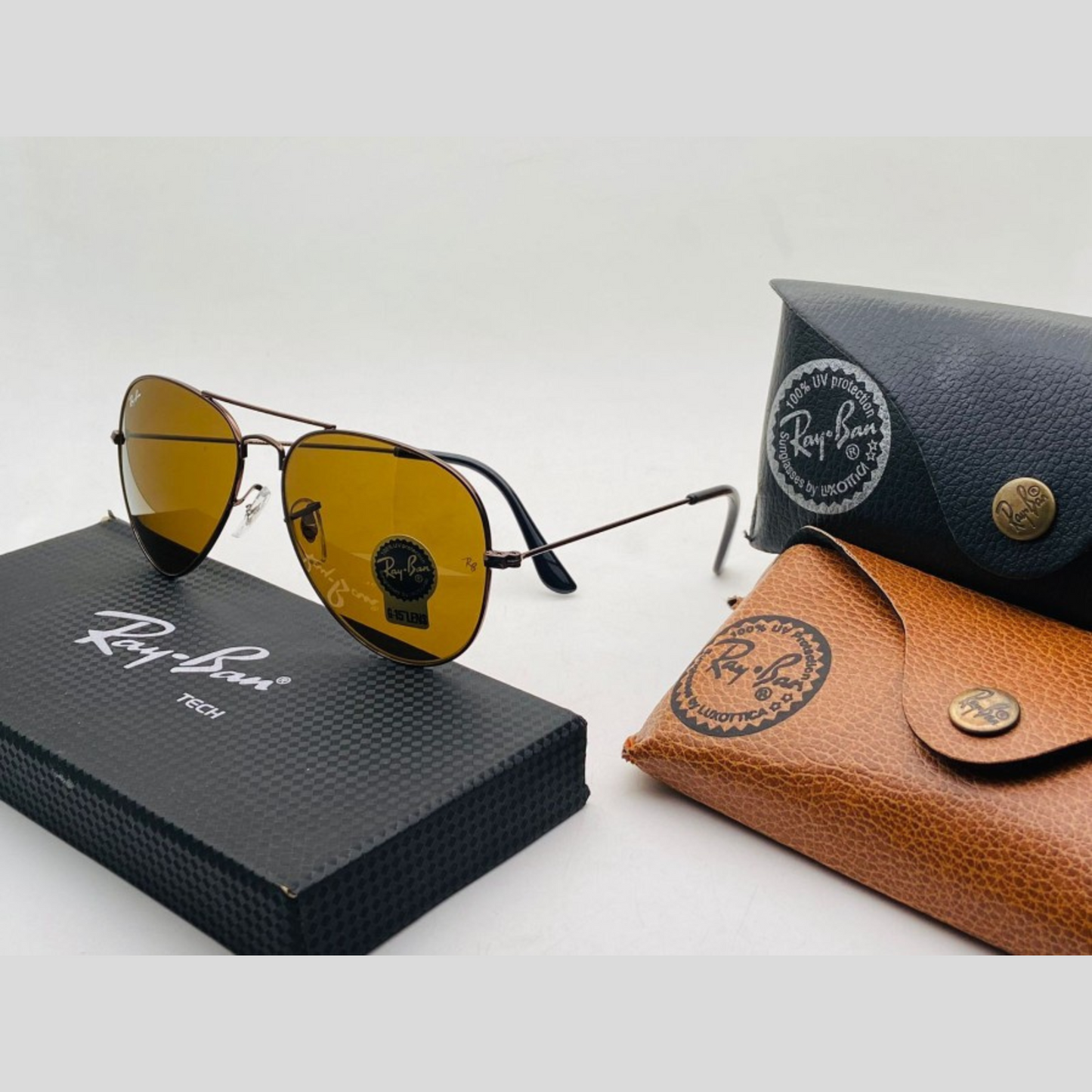 RAY-BAN All Season Special Men Women 7A Quality B2 3026 Aviator Causal Vintage Sunglasses For Unisex. ( A1-3025/26 Mm )