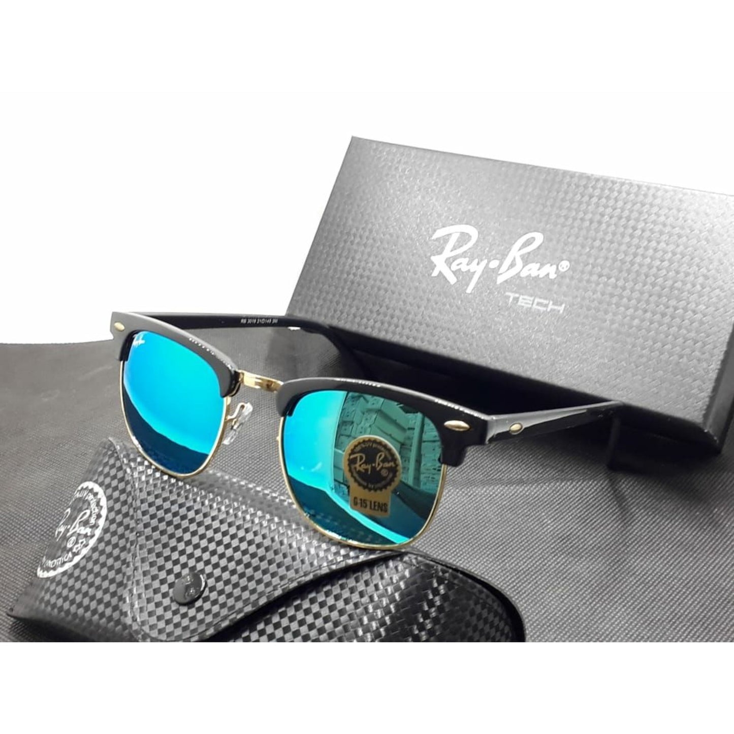 RAY-BAN Buy New Stylish Men Women A1+ Quality Latest Designer Hot Favorite Club Special Vintage Sunglasses ( RB-3016 Club Master Sunglass )