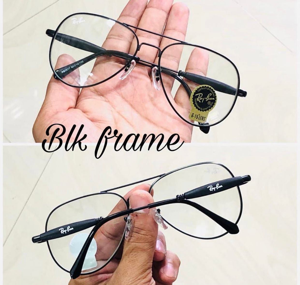 RAY-BAN Day & Night Black 3517 Oval Trendy Hot Favourite Wintage Sunglass For Unisex.