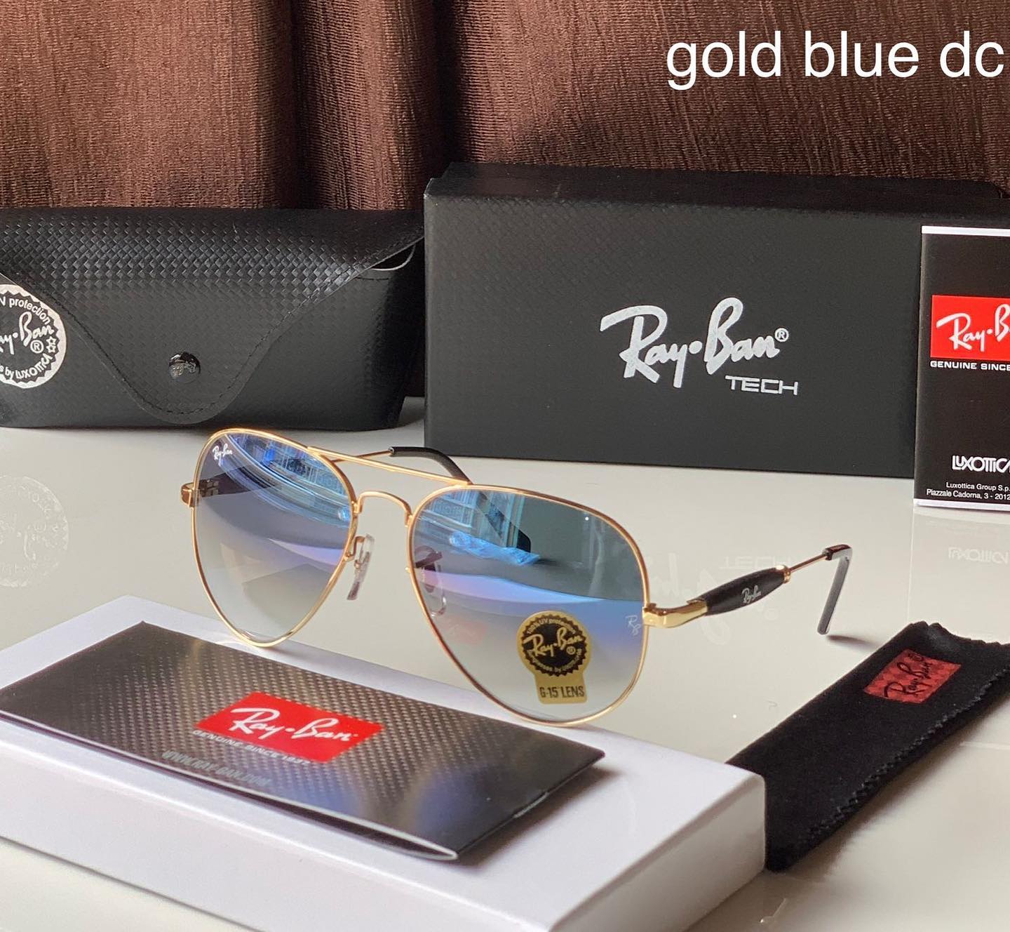 RAY-BAN New Fancy Men's Oval Aviator Silver Metal Frame Trendy Hot Favourite Wintage Sunglass For Unisex.
