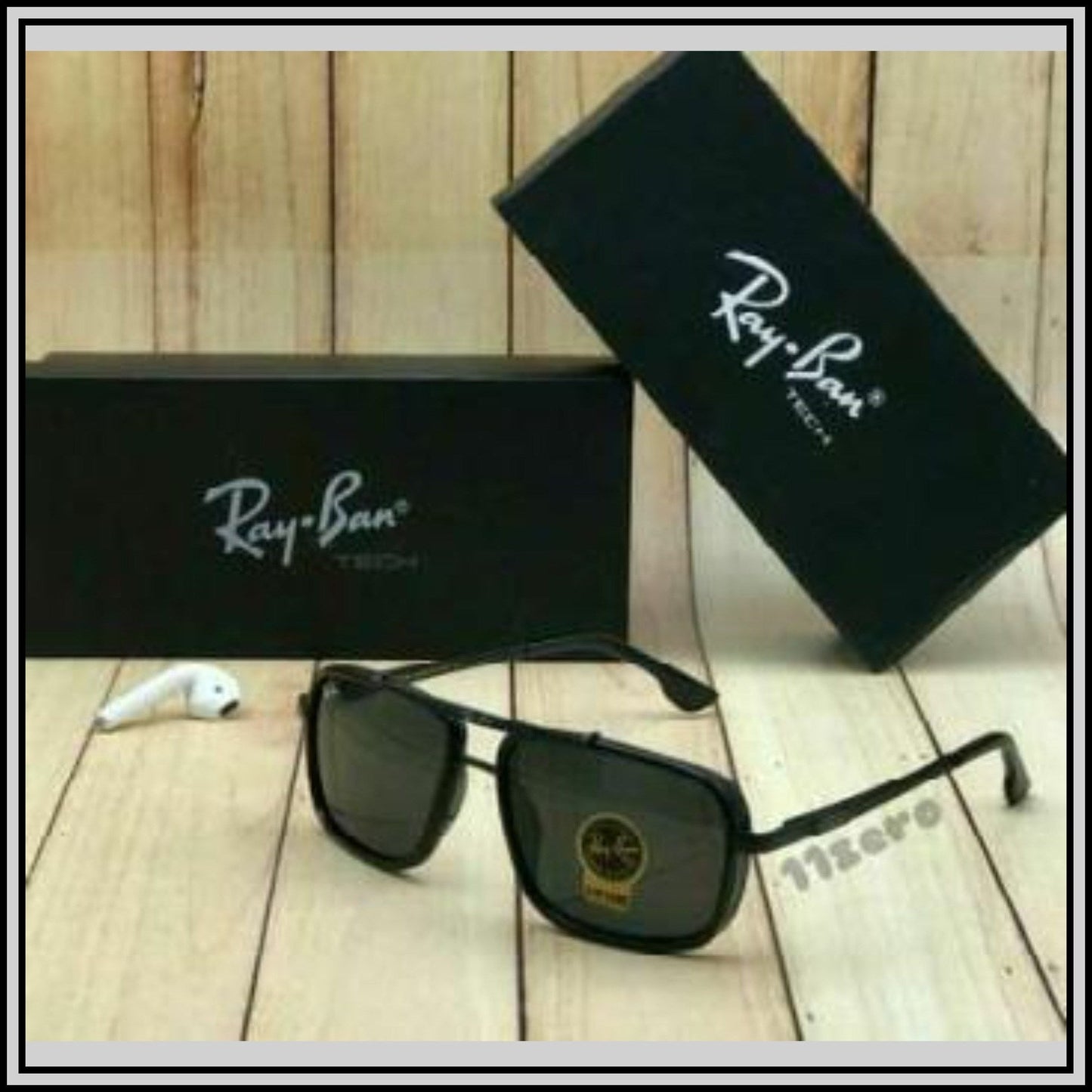 RAY-BAN Black & Black ( 4413 ) New 26-mm Men's Sunglasses.