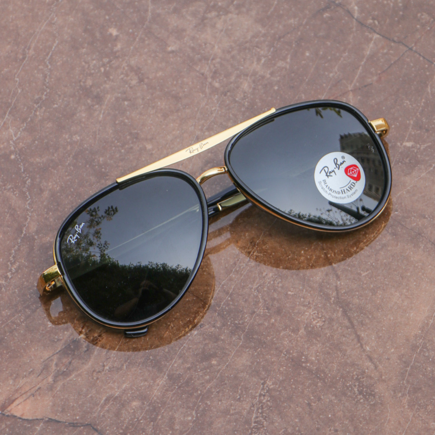 RAY-BAN Brown & Brown 4414 Causal Latest Sunglass For Unisex.