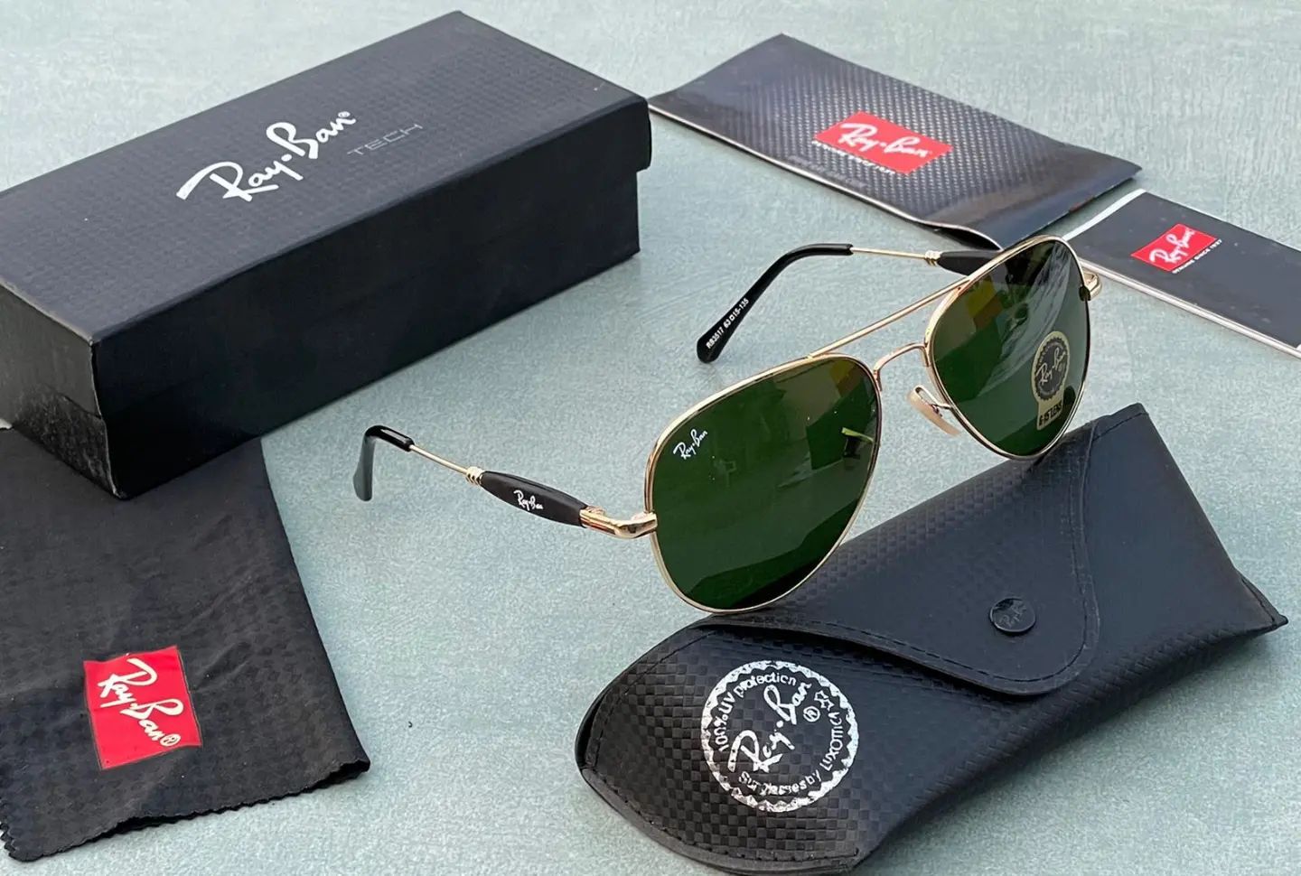 RAY-BAN New Men's Fancy Square Trendy Hot Favourite Wintage Sunglass For Unisex.