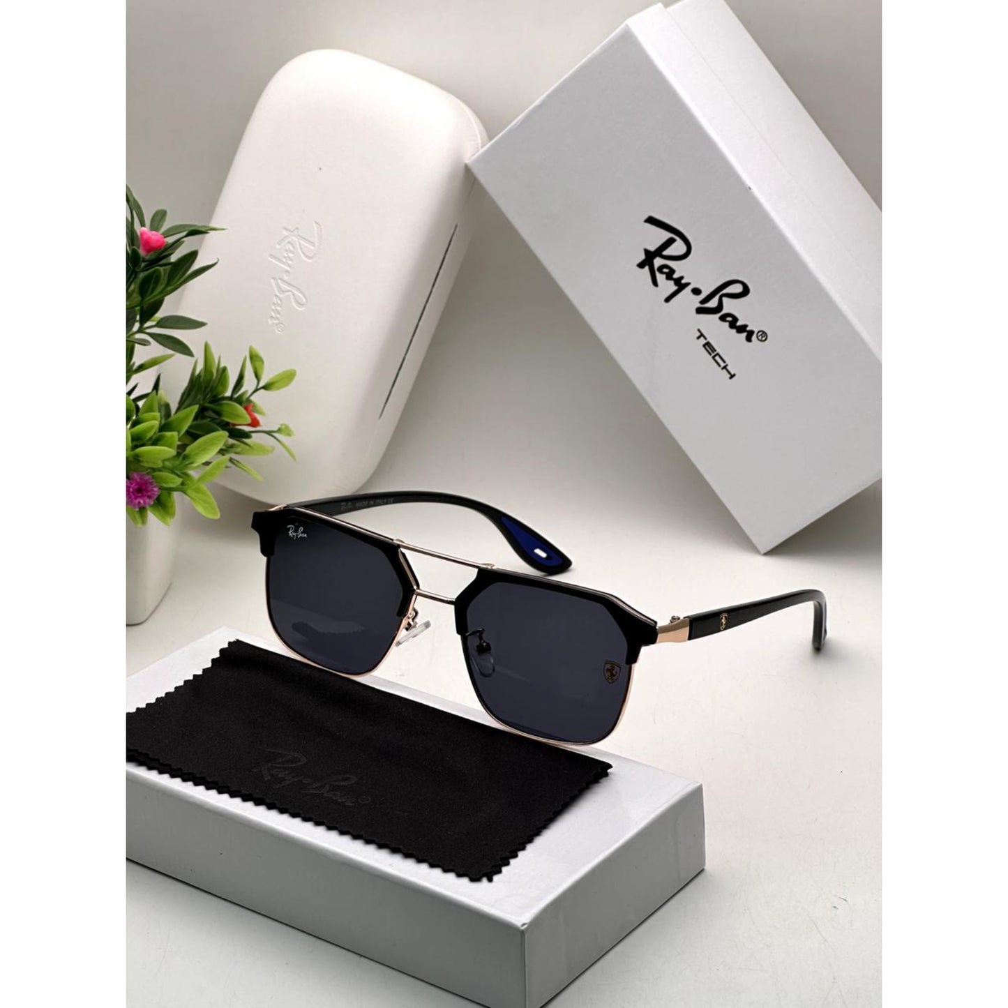 Ray-Ban Latest Fancy All Season Special RB Square 04 Trending Hot Favorite Fashionable Sunglass For Unisex.