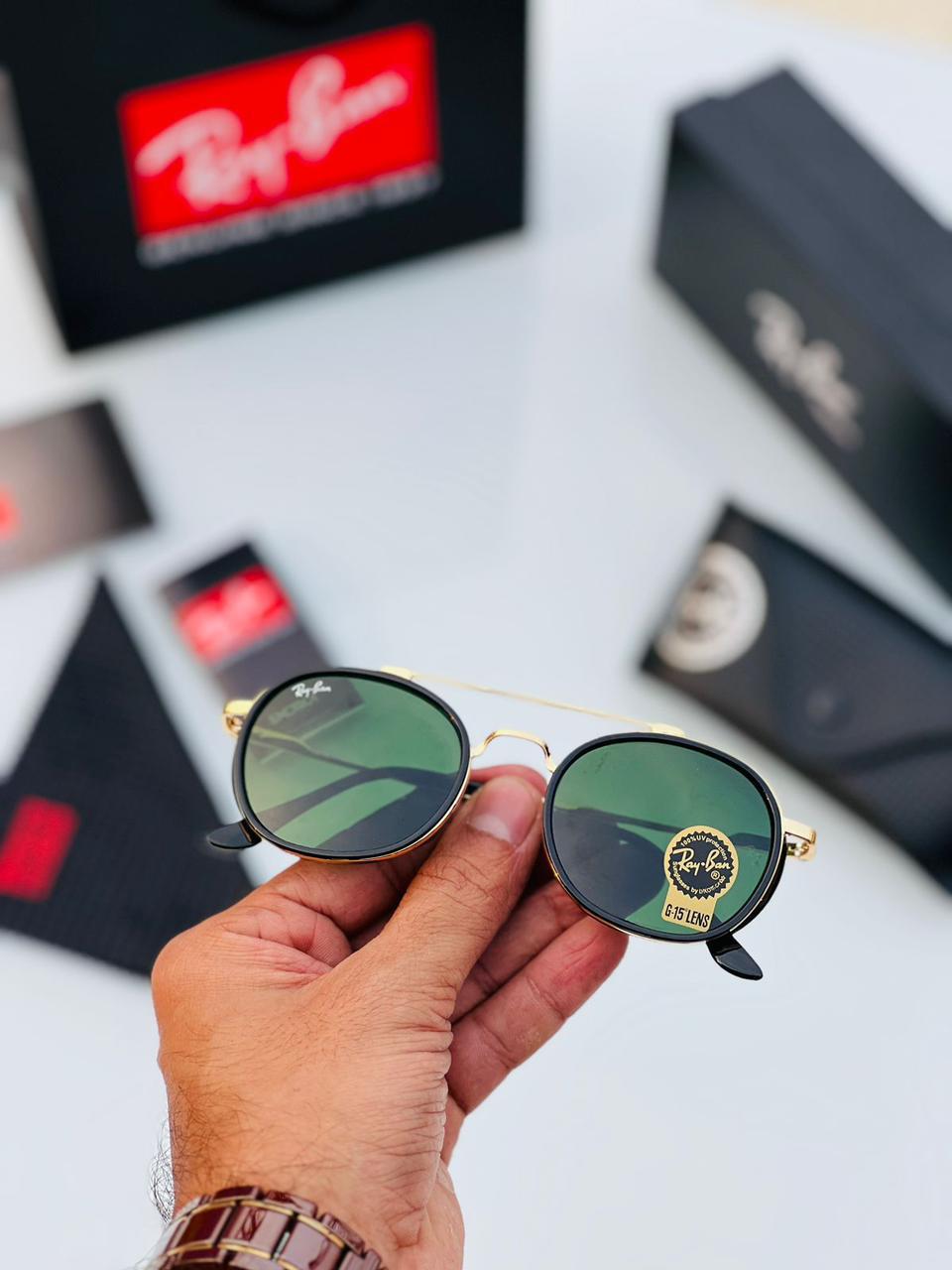 Latest Fancy All Season Special Ray Ban RB Round Trending Hot Favorite Fashionable Sunglass For Unisex.