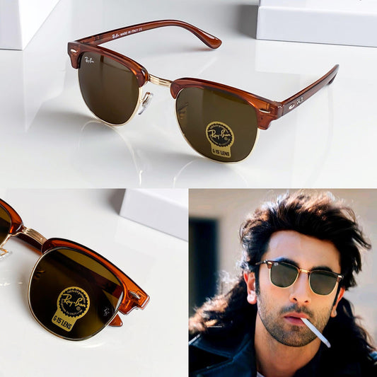 Latest Fancy All Season Special Ray Ban RB Club Master Trending Hot Favorite Fashionable Sunglass For Unisex.