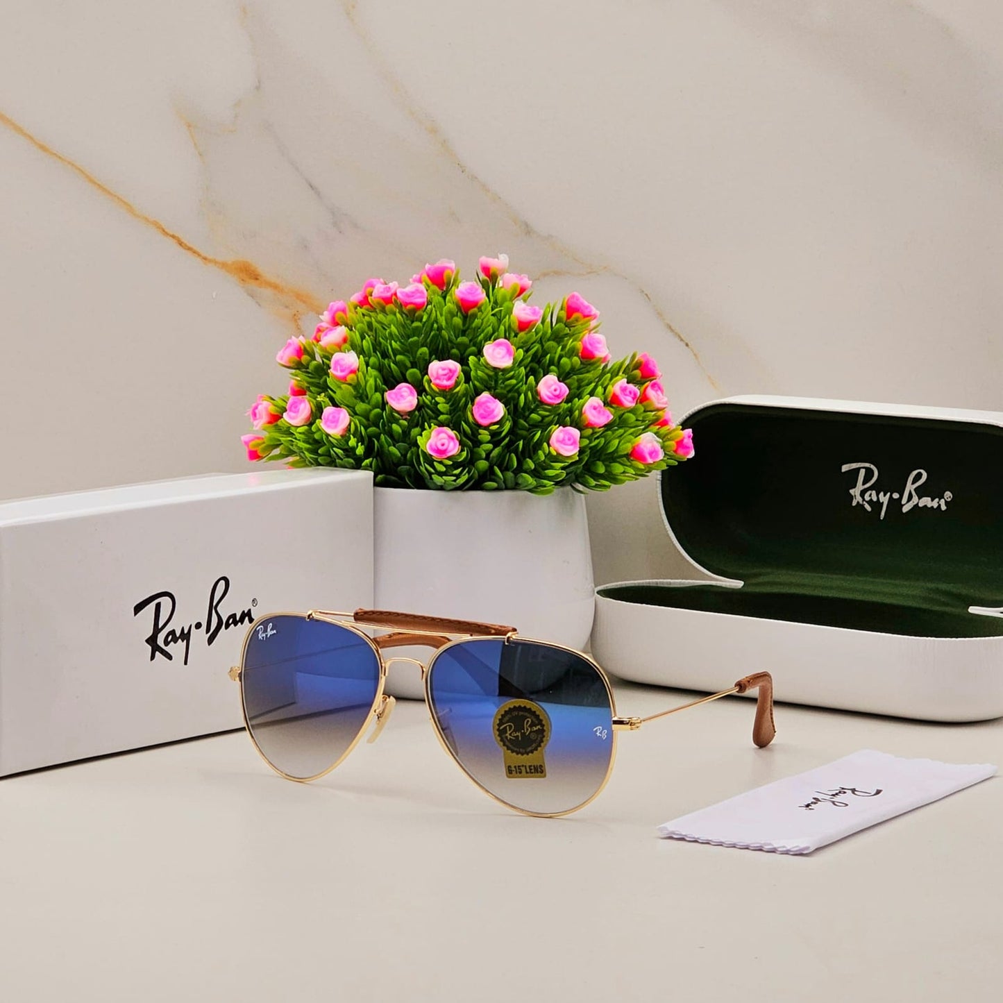 Latest Fancy All Season Special Ray Ban RB Oval Trending Hot Favorite Fashionable Sunglass For Unisex.