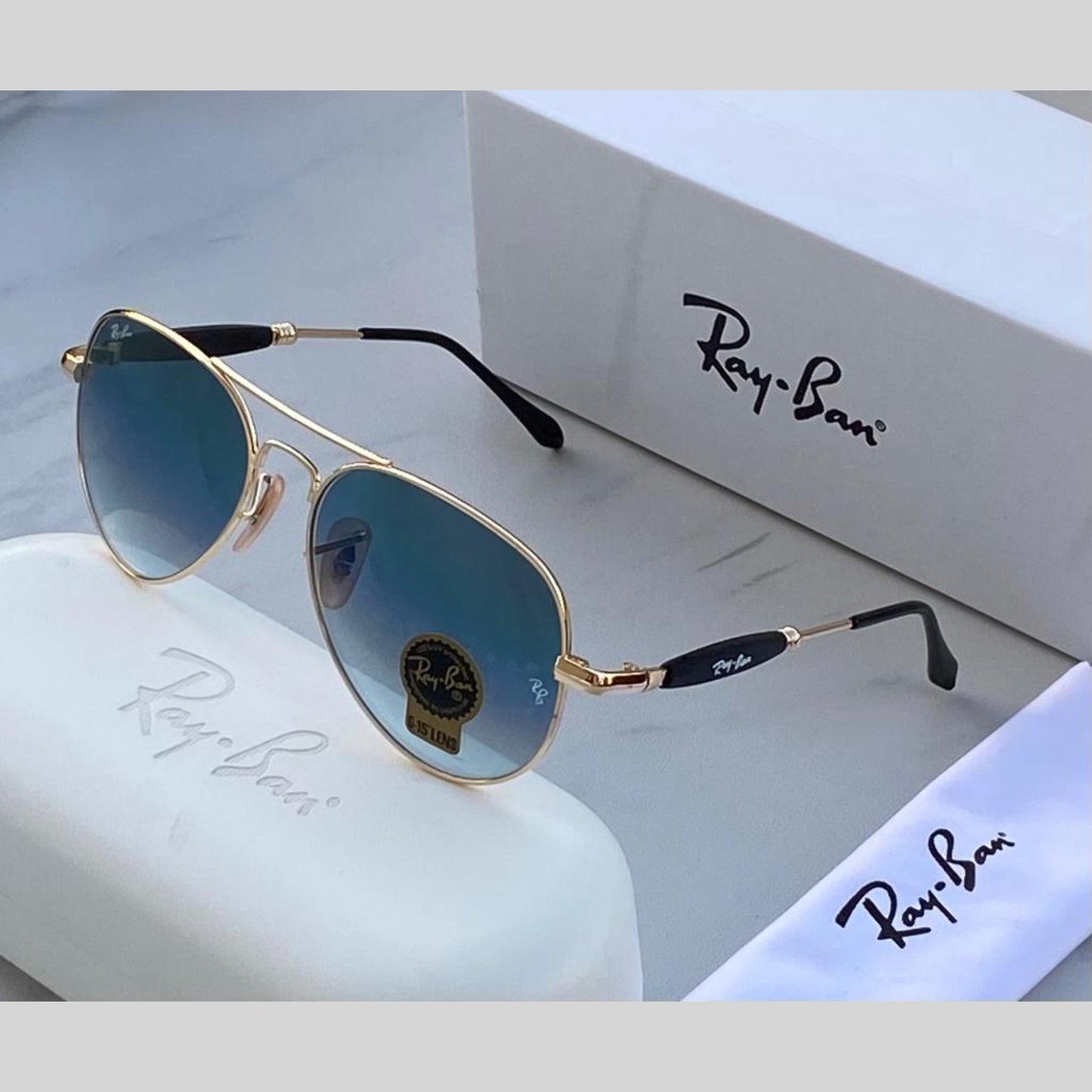 Top Trendy Hot Favorite All Season Special Vintage Ray Ban Fancy Sunglass For Daily Causal Evergreen UV Protected For Unisex.