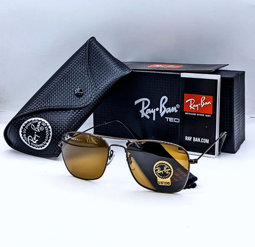 Latest Fancy All Season Special Ray Ban RB Square Aviator Trending Hot Favorite Fashionable Sunglass For Unisex.
