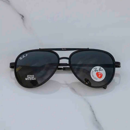 RAY-BAN Black & Black 4414 Causal Latest Sunglass For Unisex.