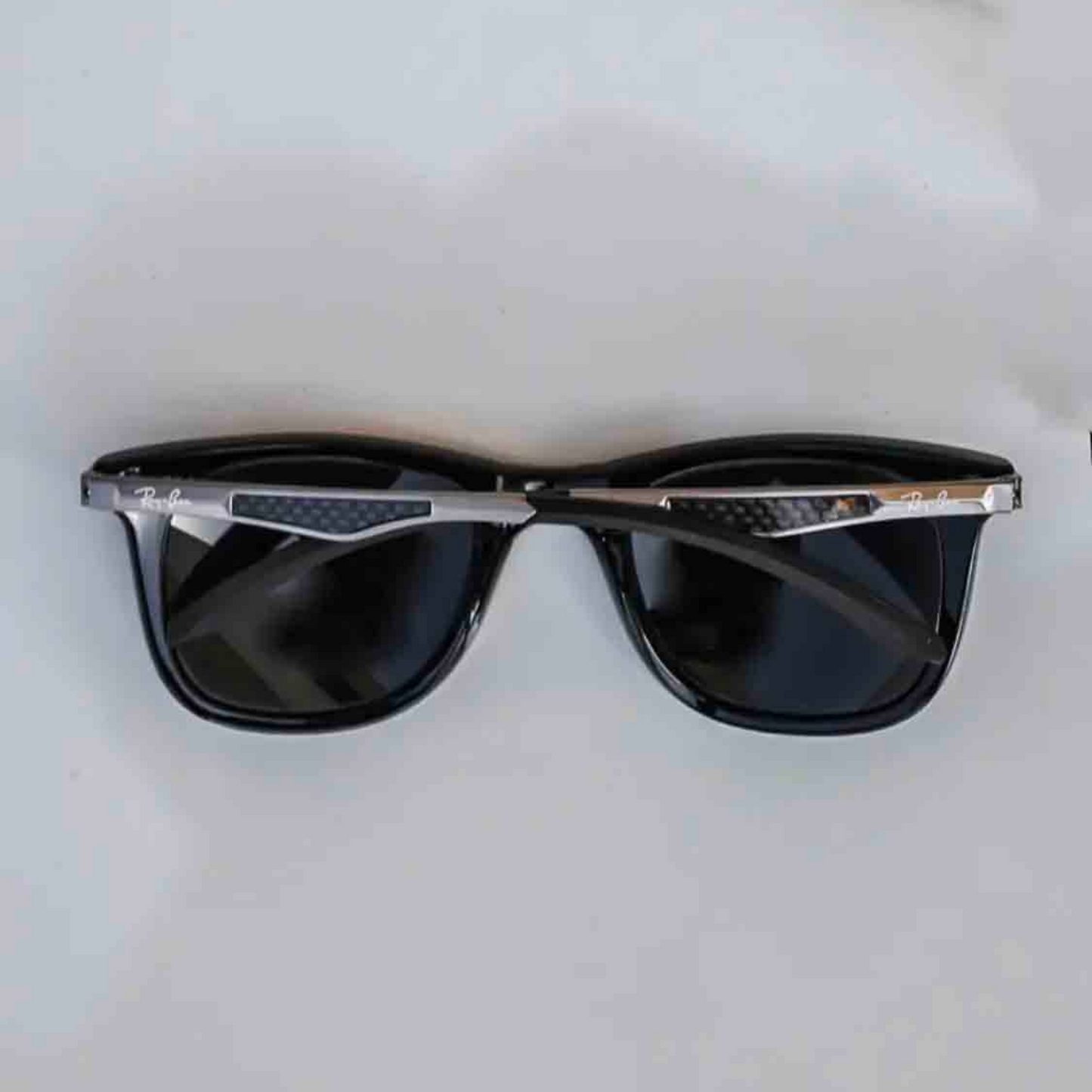 RAY-BAN New Addition Black & Black 4287 Square Sunglass For Unisex