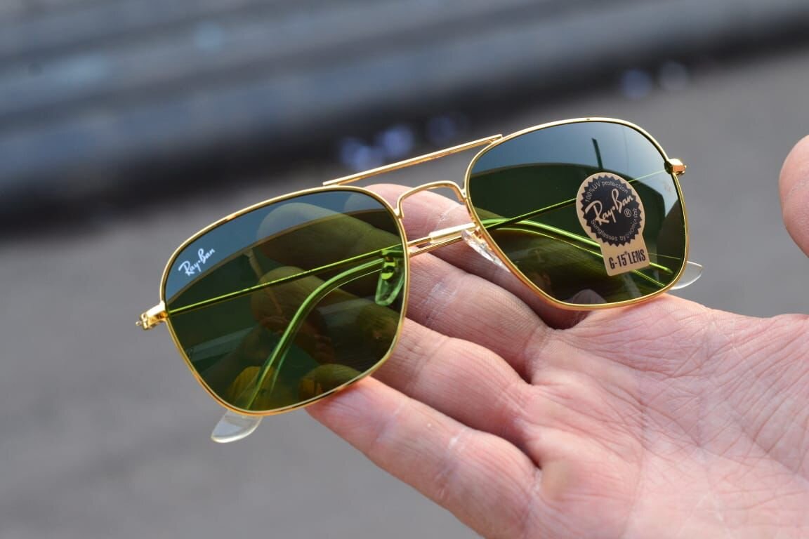 RAY-BAN New Modern Stylish Addition Black & Black 3136 Square Sunglass For Unisex