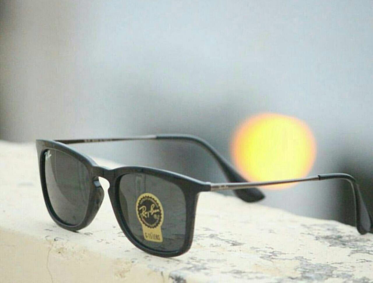 RAY-BAN Black & Black ( 4221 ) New Day-Night Men's Sunglasses.