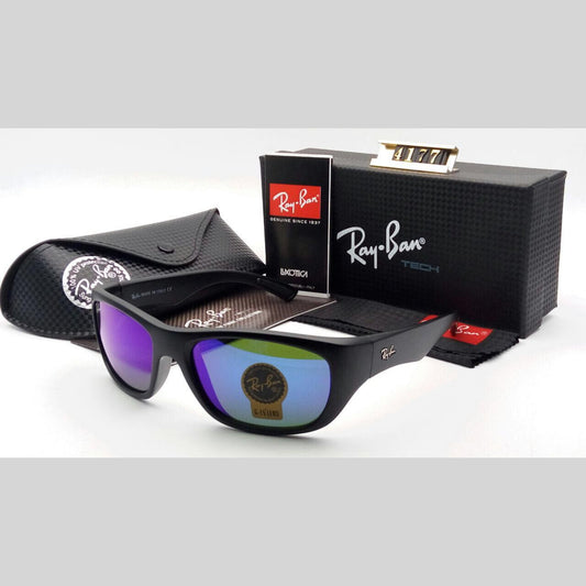RAY-BAN Blue & Black 4177 Sports Riding Wear Men's Sunglass.