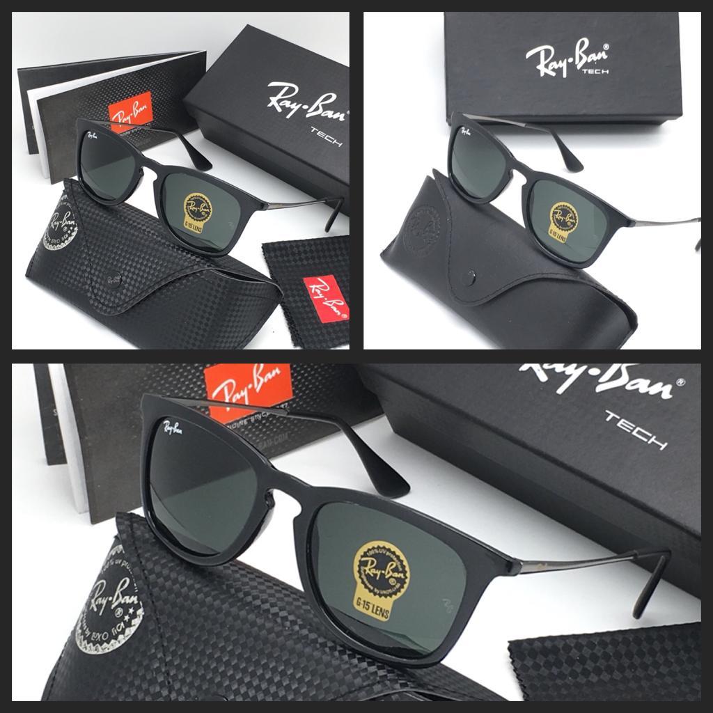 RAY-BAN Black & Black ( 4221 ) New Day-Night Men's Sunglasses.