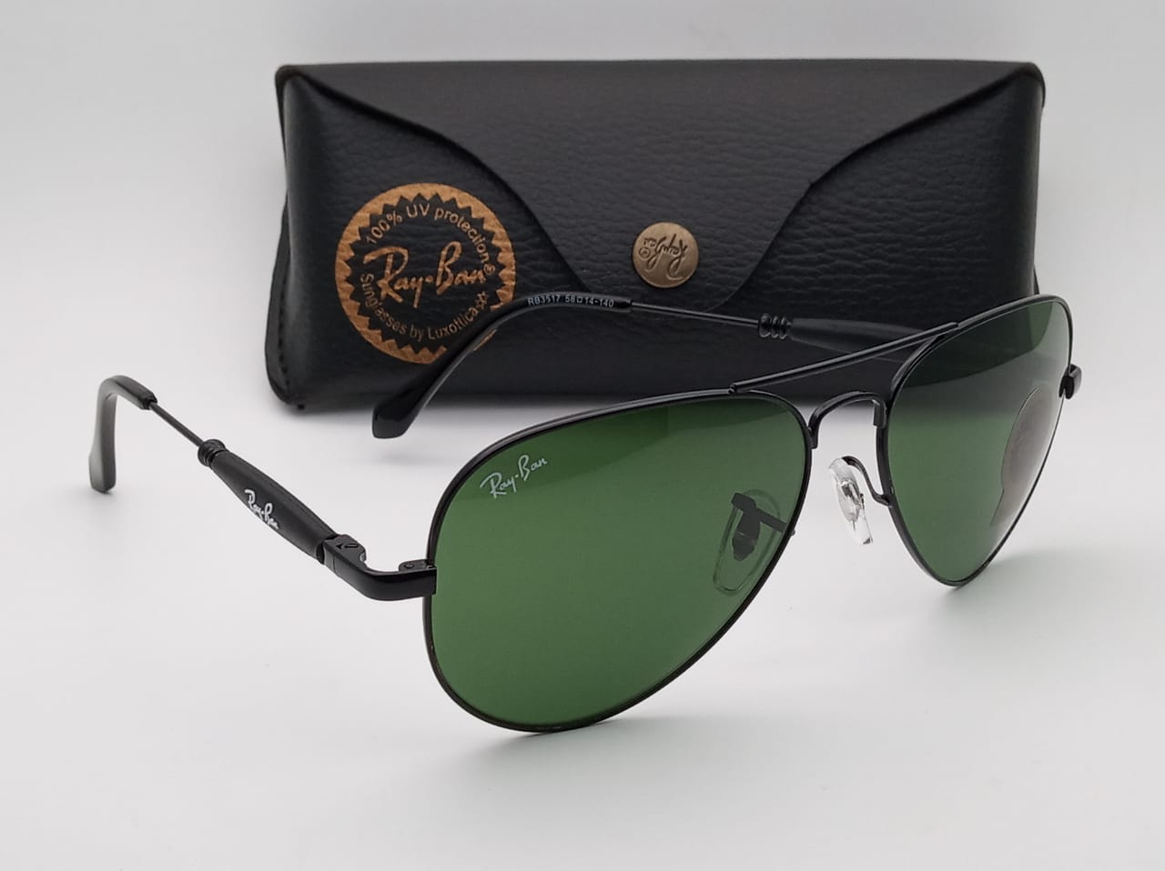 RAY-BAN New Fancy Men's Shaded Oval Metal Trendy Hot Favourite Wintage Sunglass For Unisex.