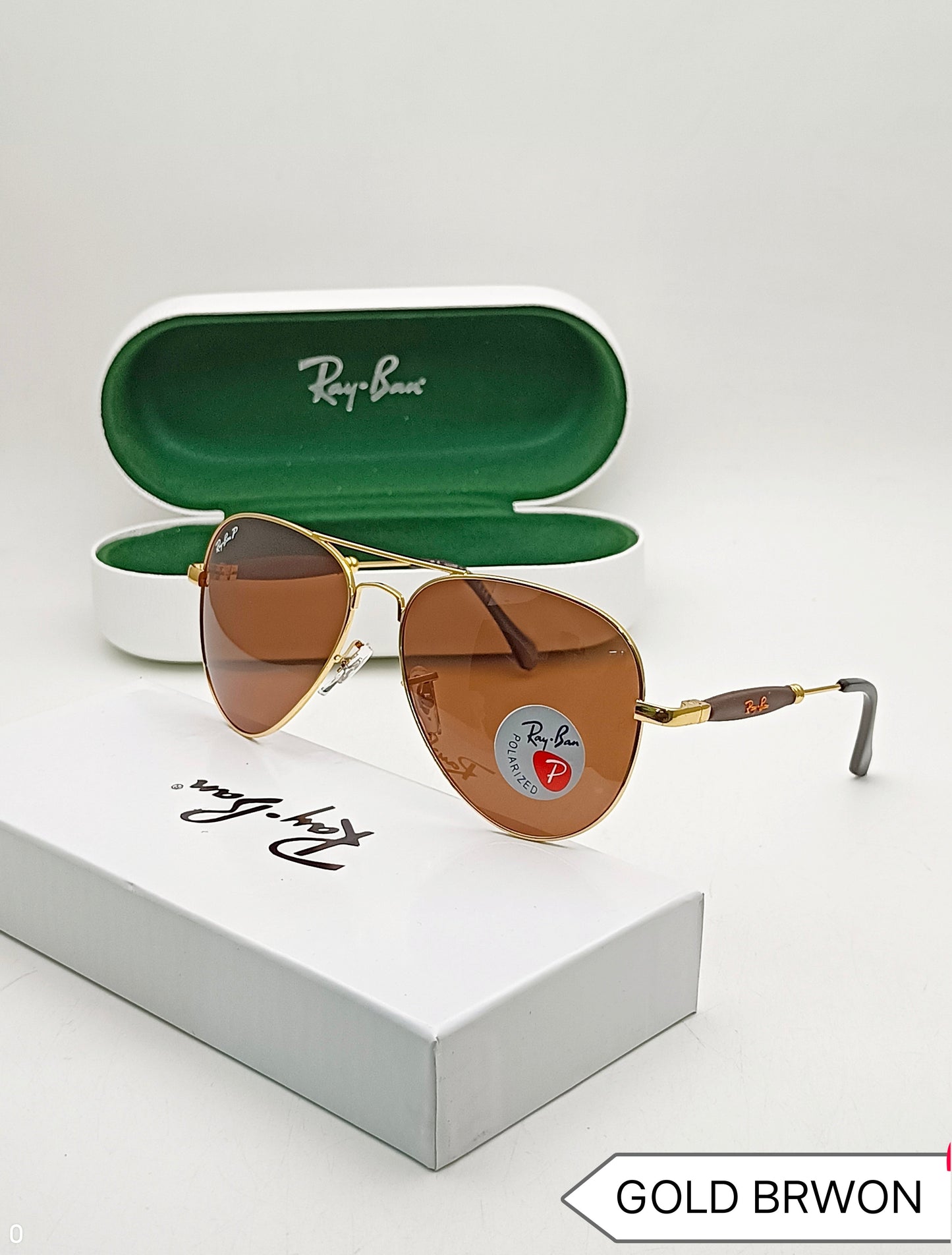 RAY-BAN New Fancy Men's Oval Aviator Silver Metal Frame Trendy Hot Favourite Wintage Sunglass For Unisex.