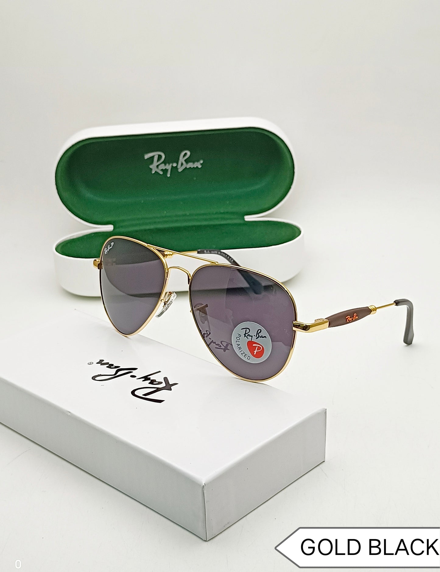 RAY-BAN New Modern Stylish Addition Shaded Black & Black 3517 Oval Sunglass For Unisex
