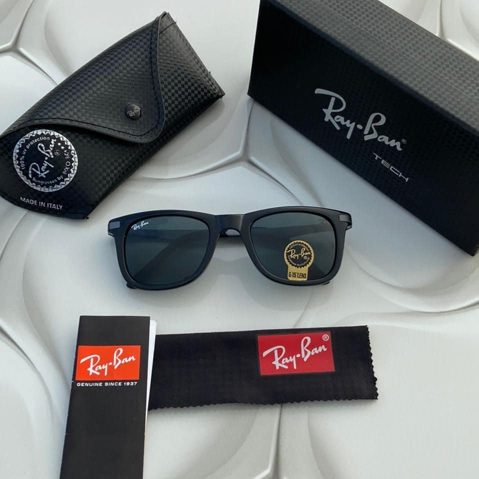 New Vintage Branded Ray-Ban With 100% UV Square 4287 Trendy luxury Men & Women Sunglass