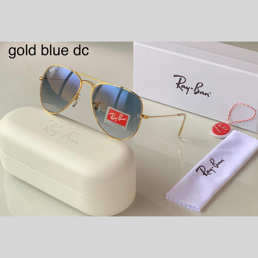 New Vintage Branded Ray-Ban With 100% UV Aviator 3026 Trendy luxury Men & Women Sunglass