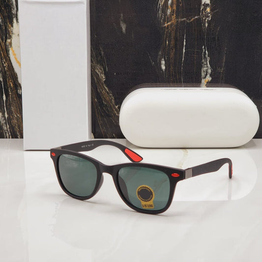 RAY-BAN All Season Special Men Women 7A Quality Shaded 4195 Square Causal Vintage Sunglasses For Unisex. ( B2 A1-4195 Mm )