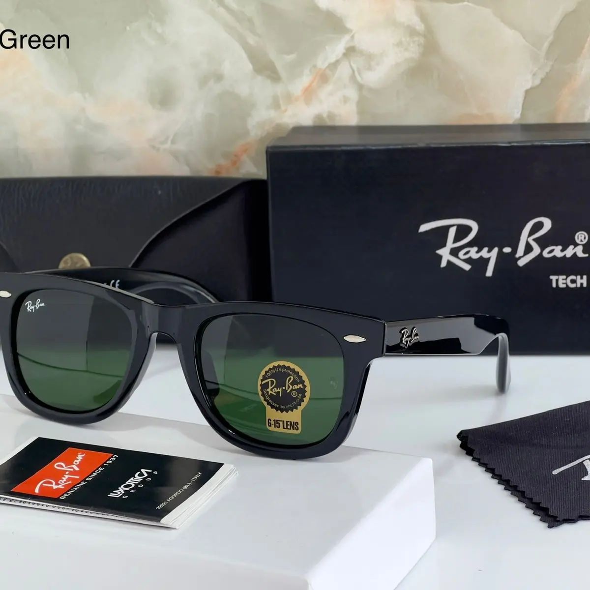 RAY-BAN New Fancy Men's Wayfarer Metal Trendy Hot Favourite Wintage Sunglass For Unisex.
