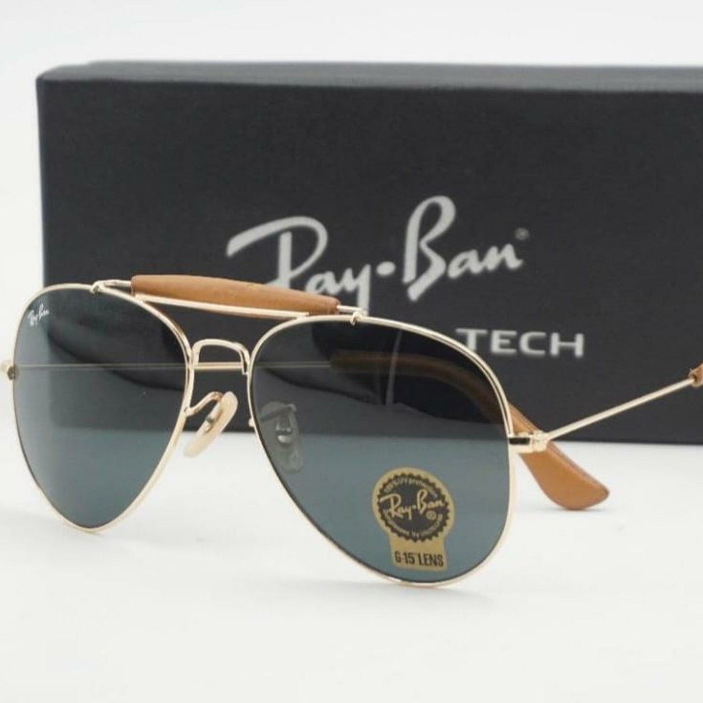 RAY-BAN All Season Special Men Women 7A Quality Aviator Bridge Causal Vintage Sunglasses For Unisex. ( B2 A1-3422 Mm )