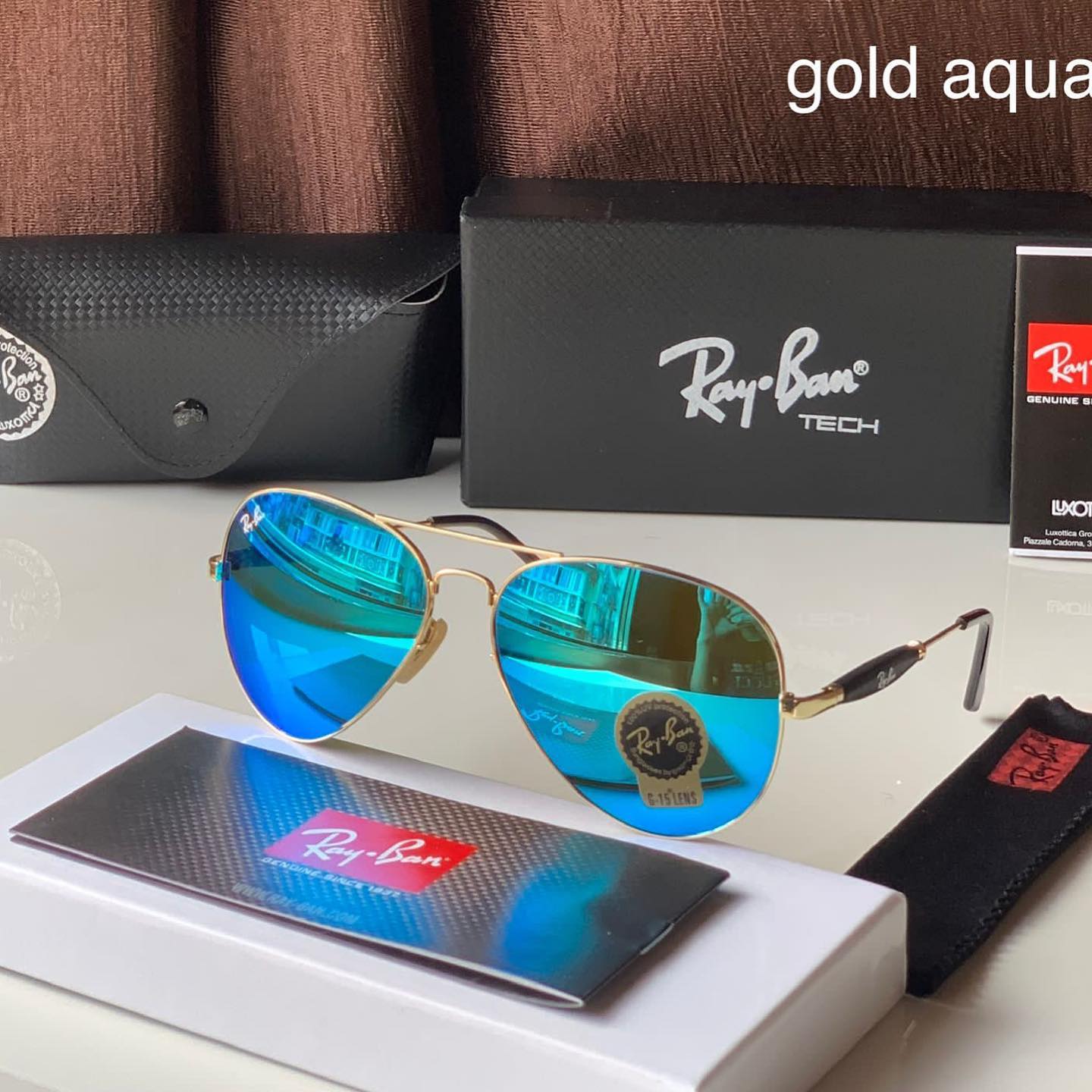 RAY-BAN New Fancy Men's Oval Aviator Silver Metal Frame Trendy Hot Favourite Wintage Sunglass For Unisex.