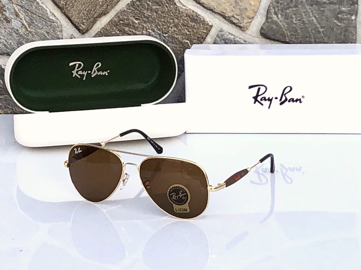 RAY-BAN New Fancy Men's Shaded Oval Metal Trendy Hot Favourite Wintage Sunglass For Unisex.