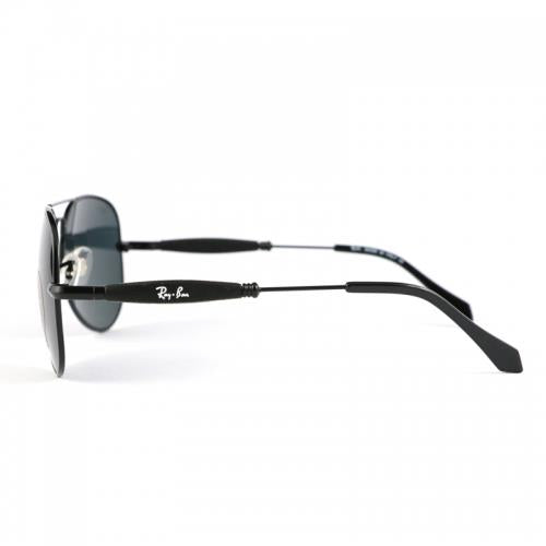 RAY-BAN Black & Black 3517 Oval Trendy Hot Favourite Wintage Sunglass For Unisex.